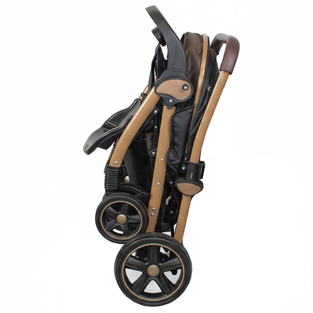 Coche Cuna Paseo Comfy Negro Gold image number 4.0